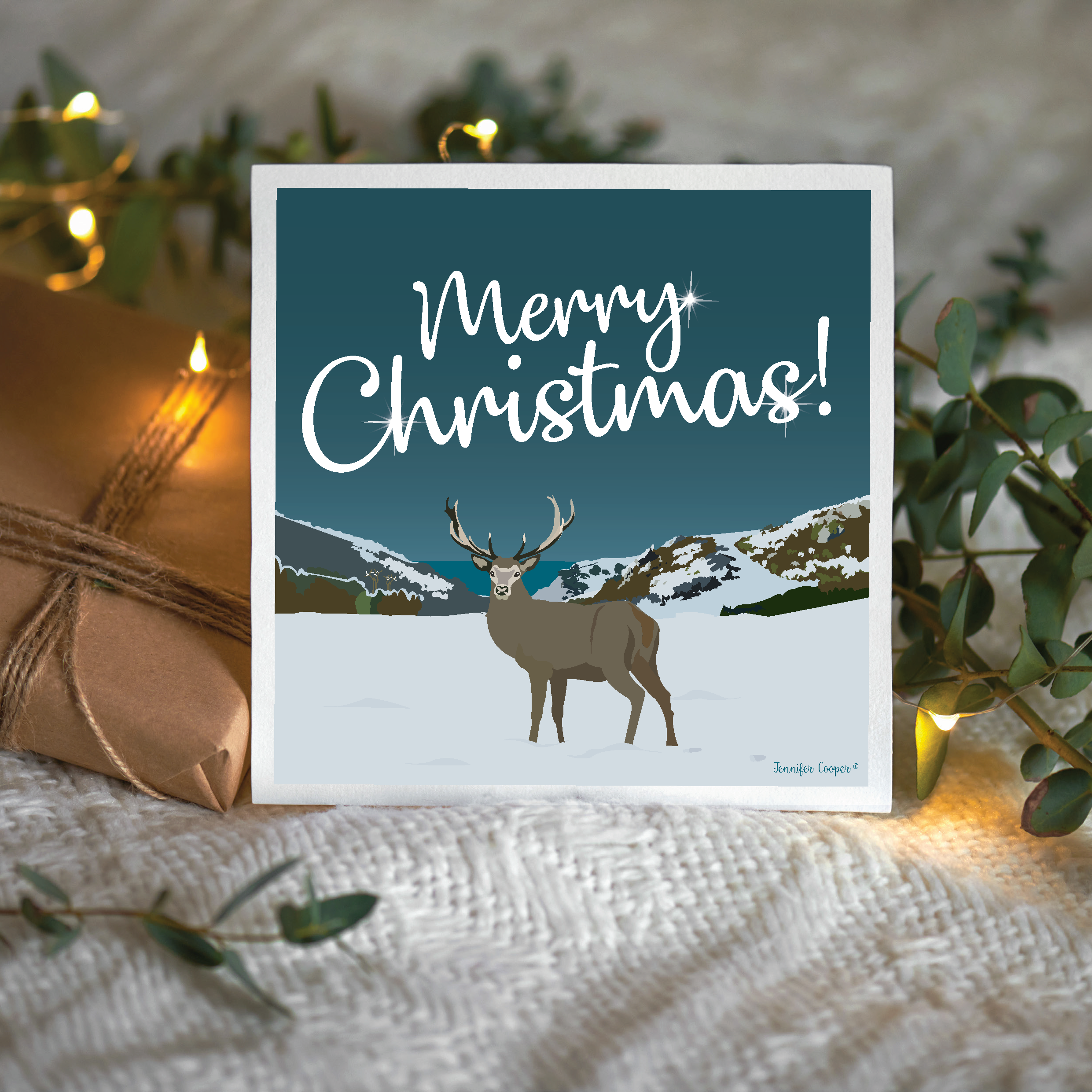 Soar Mill Cove | Stag Christmas Card | Pack of FIVE (Copy)