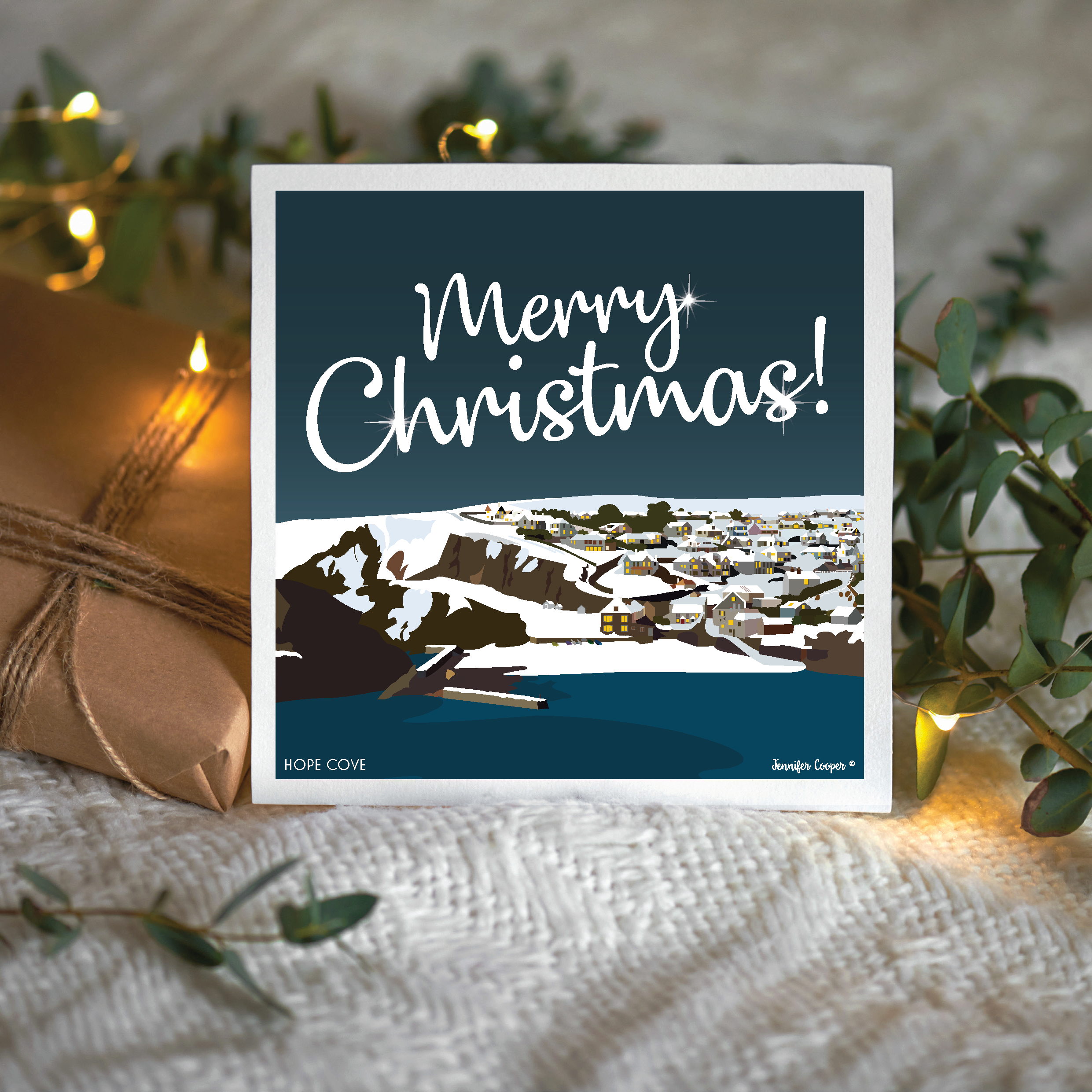 Hope Cove Christmas Cards | Pack of FIVE
