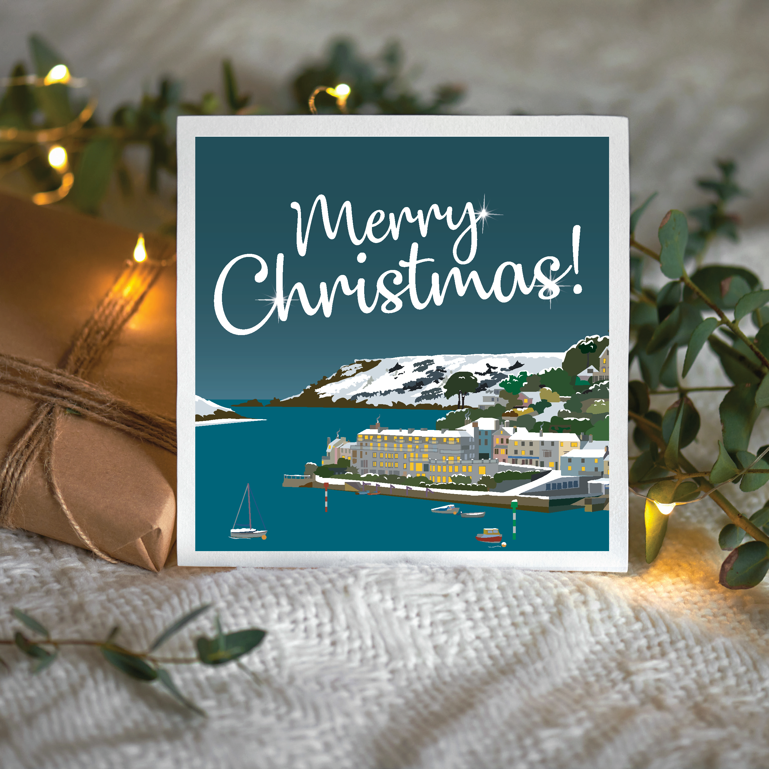 Salcombe Christmas Card | Pack of FIVE