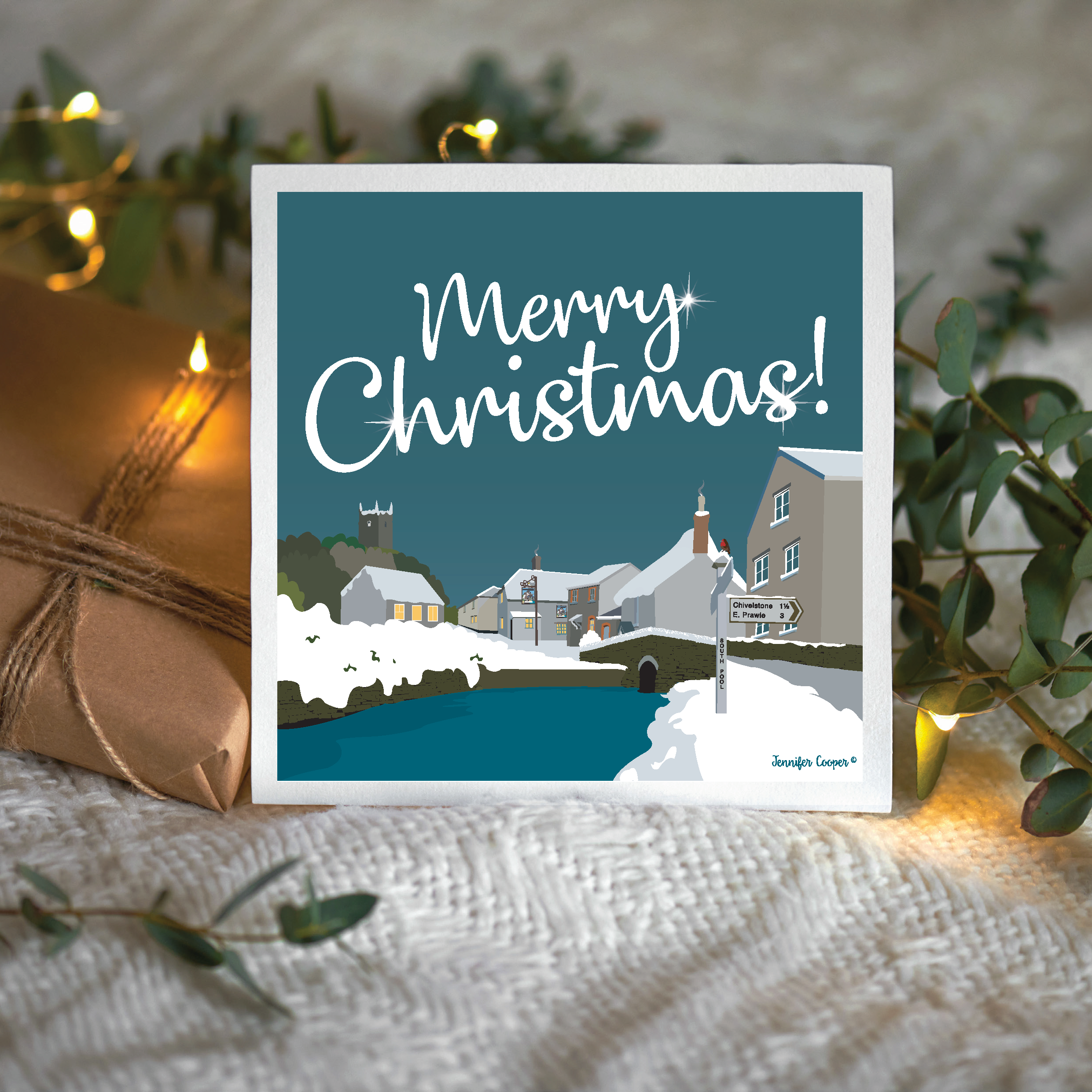 South Pool Christmas Card | Pack of FIVE