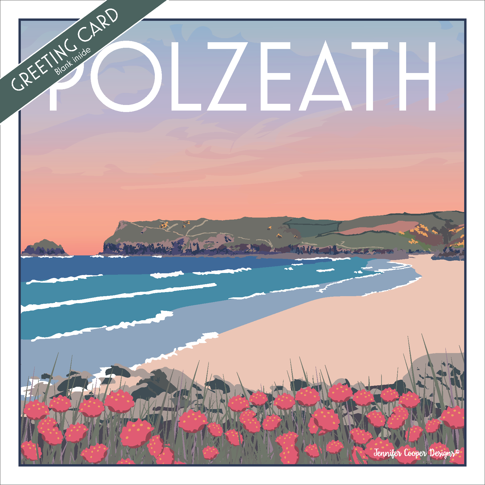 Polzeath greeting cards (Pack of 5)