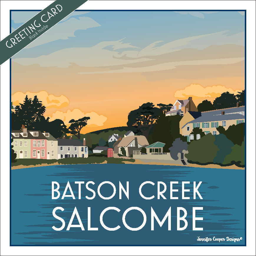 Batson, Salcombe greeting cards (Pack of 5)