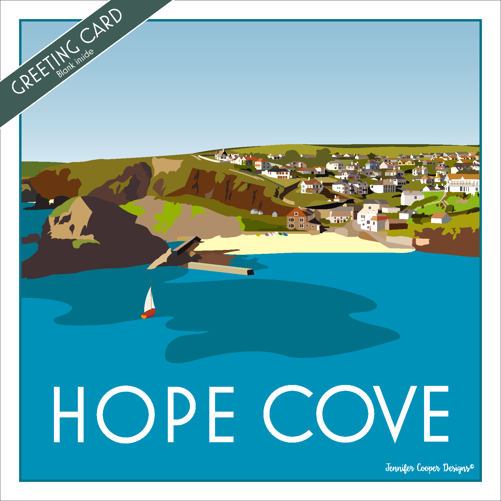 Hope Cove greeting cards (Pack of 5)