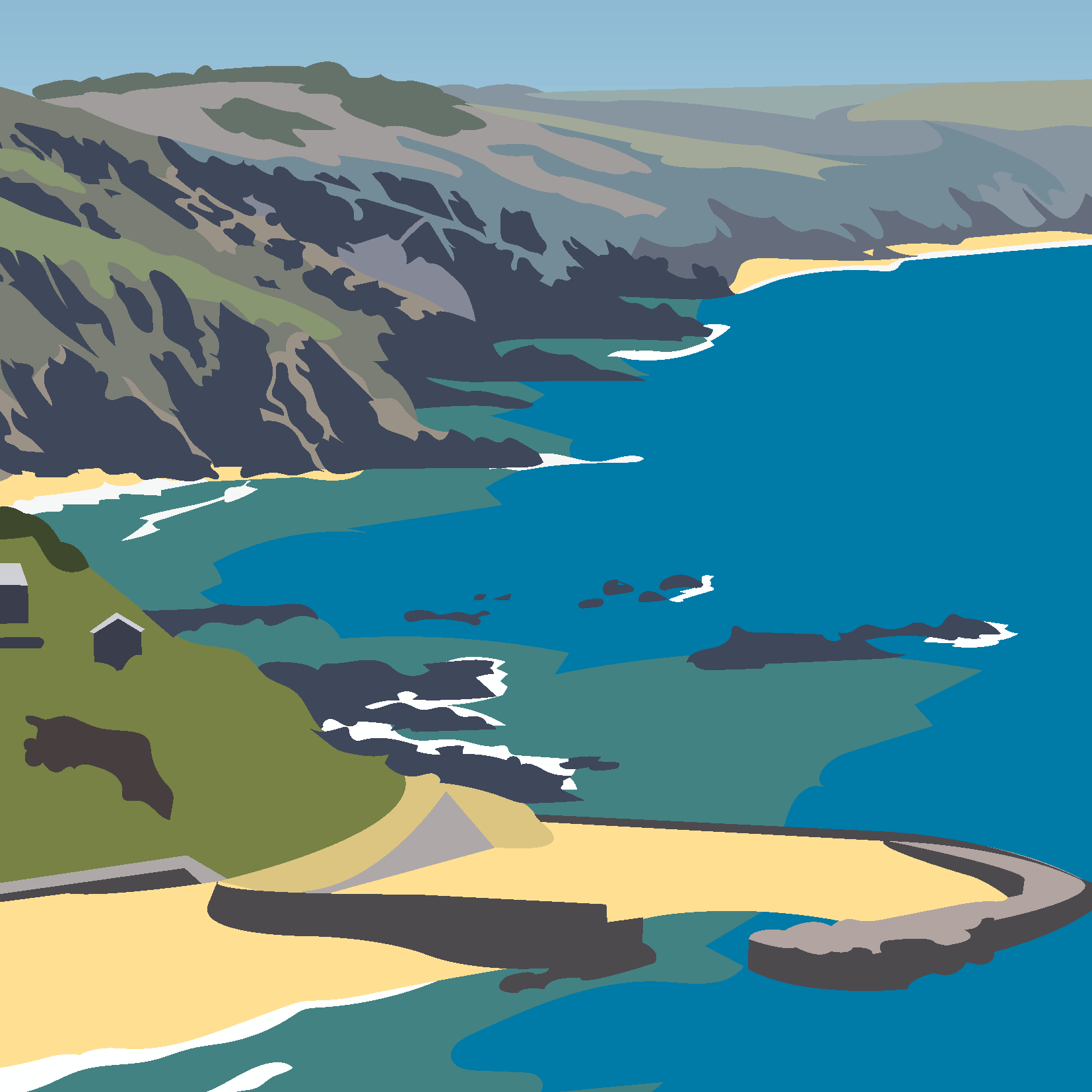 Portwrinkle greeting cards (Pack of 5)