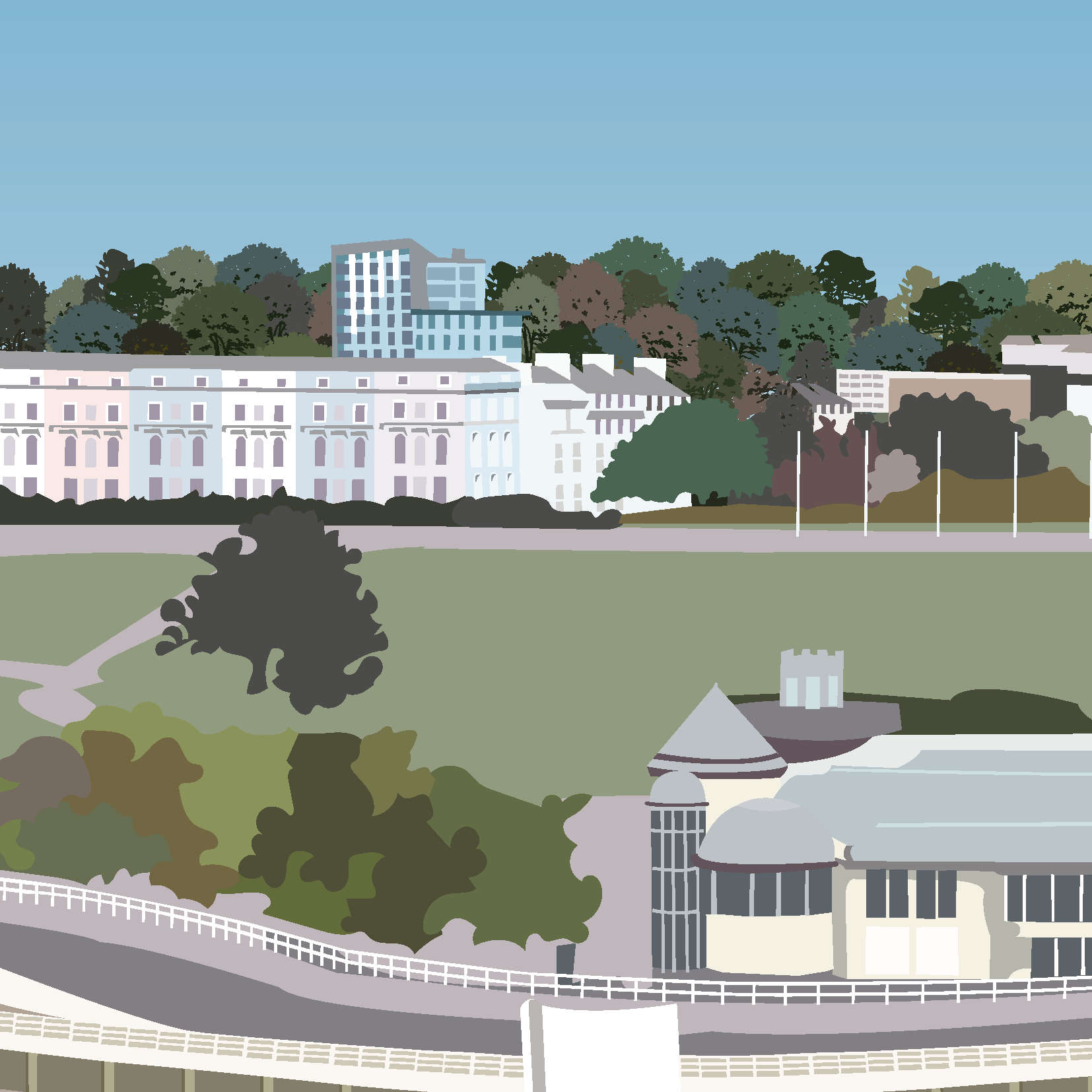 Plymouth Hoe greeting cards (Pack of 5)