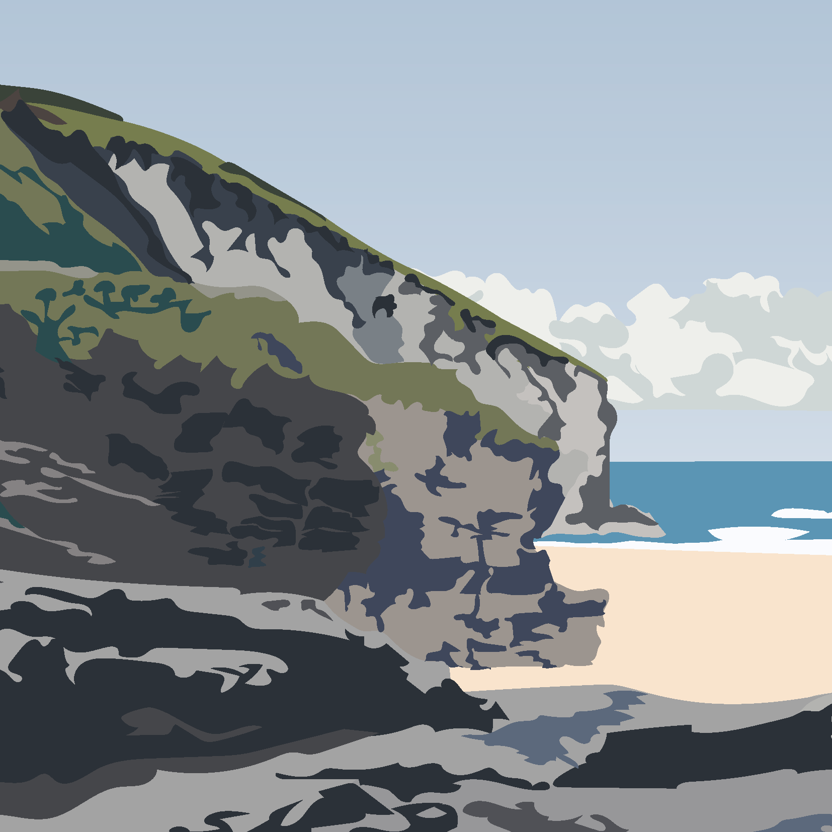 Trebarwith Strand greeting cards (Pack of 5)