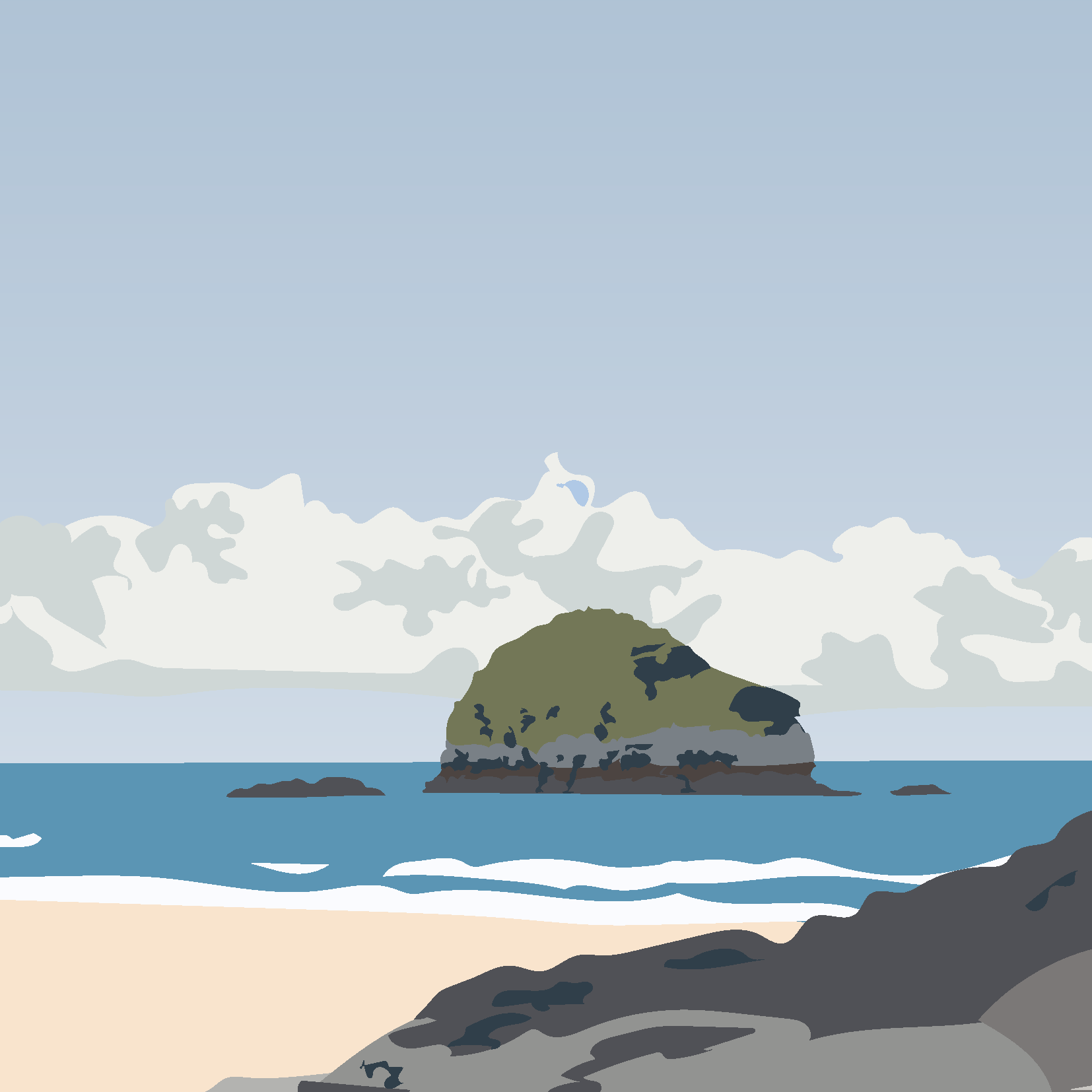 Trebarwith Strand greeting cards (Pack of 5)
