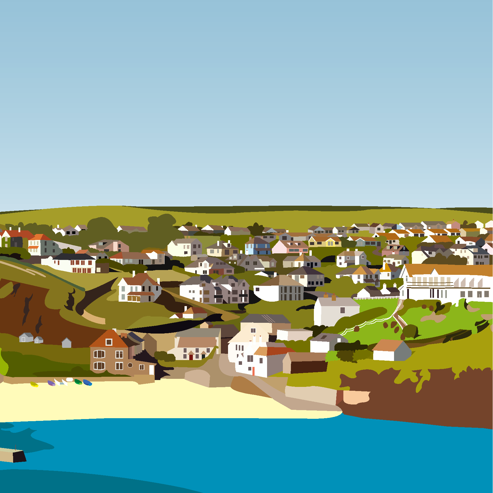 Hope Cove greeting cards (Pack of 5)