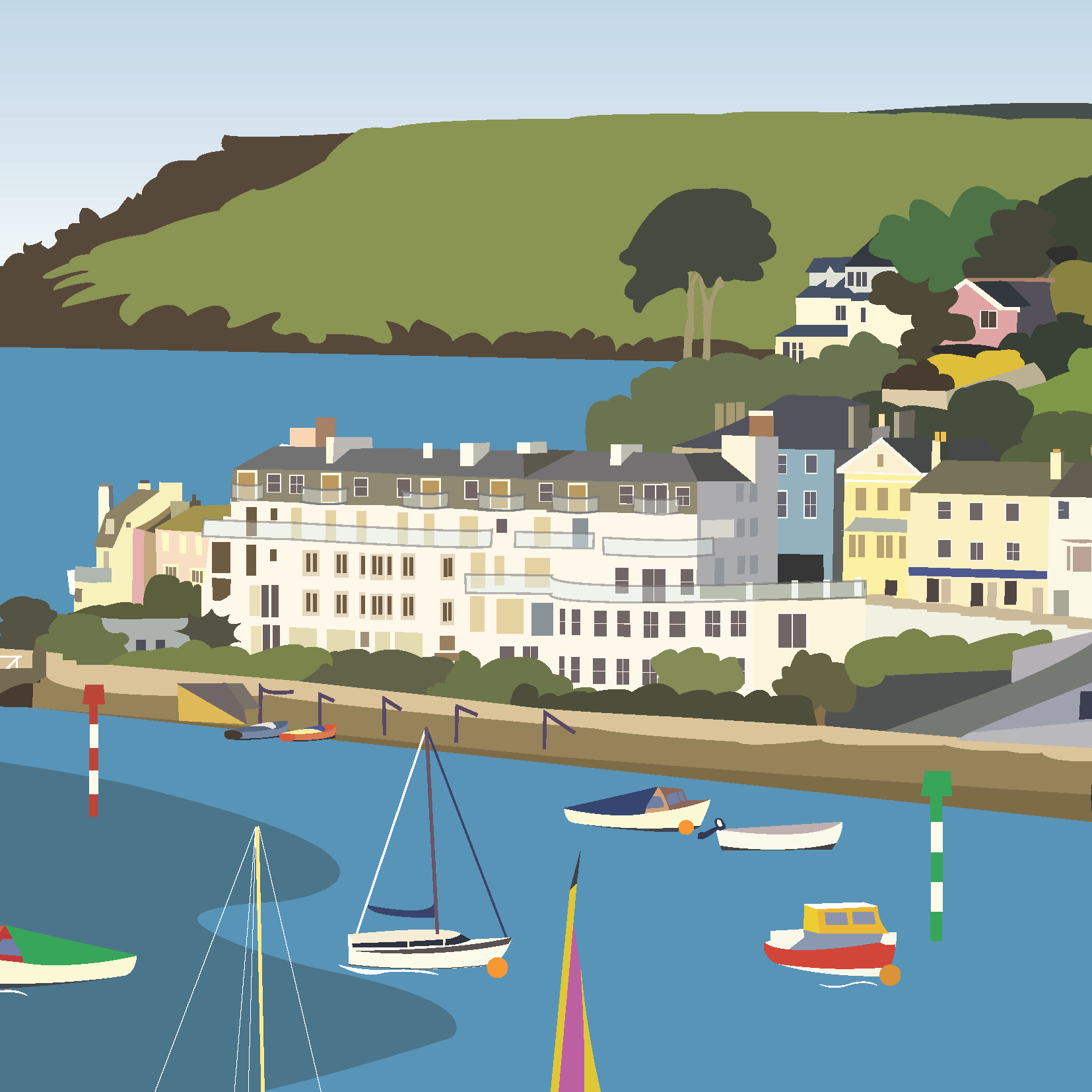 Salcombe greeting cards (Pack of 5)