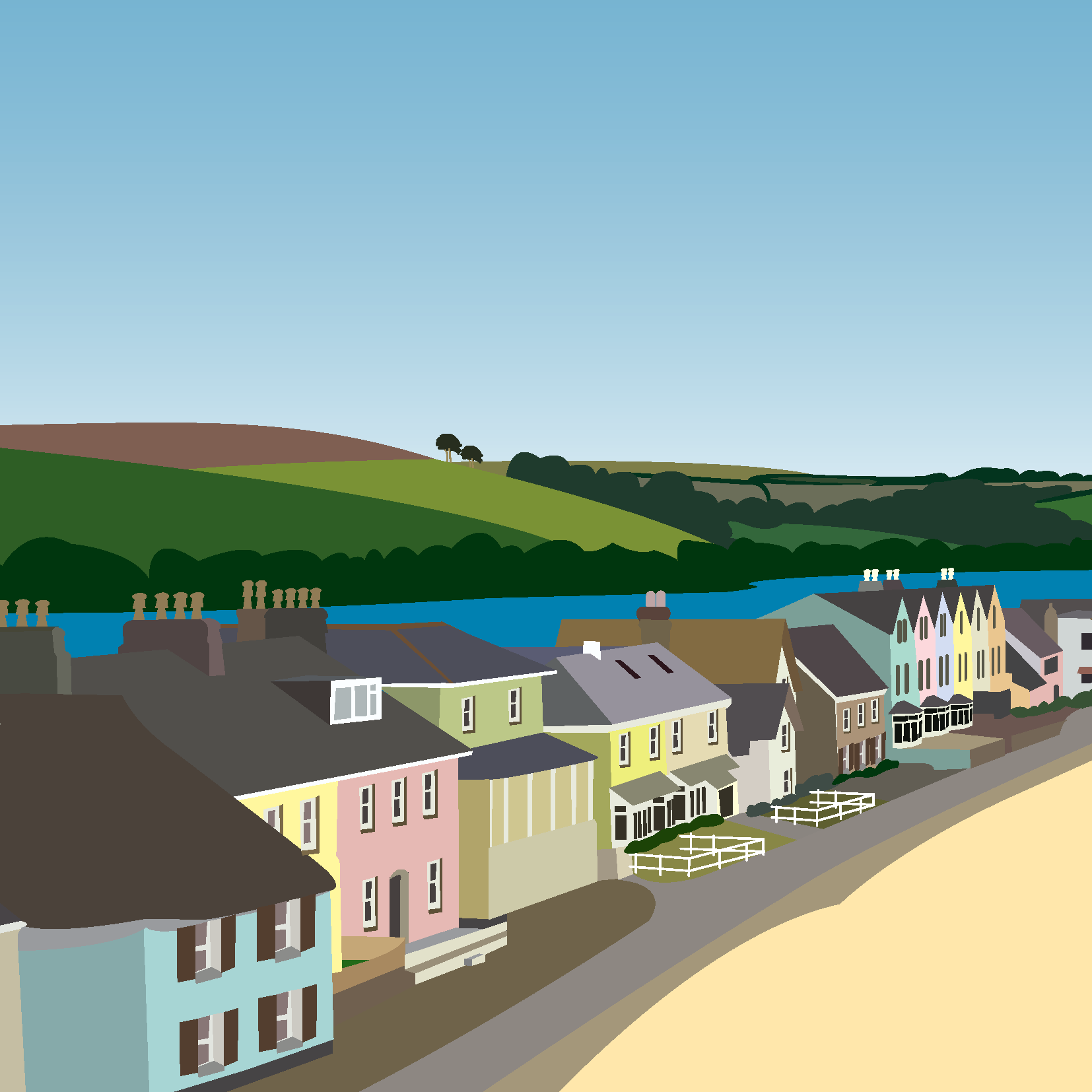 Torcross greeting cards (Pack of 5)