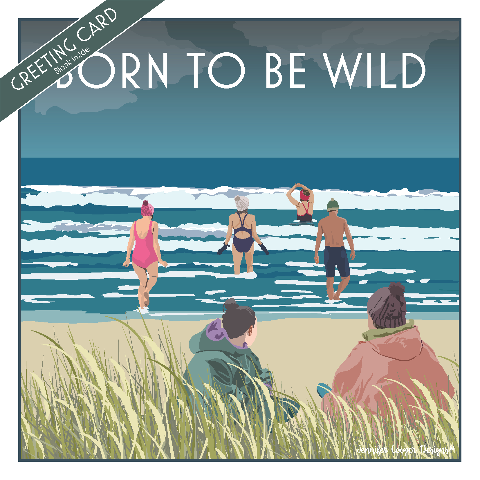 Born to be Wild Greeting Cards (Pack of 5)