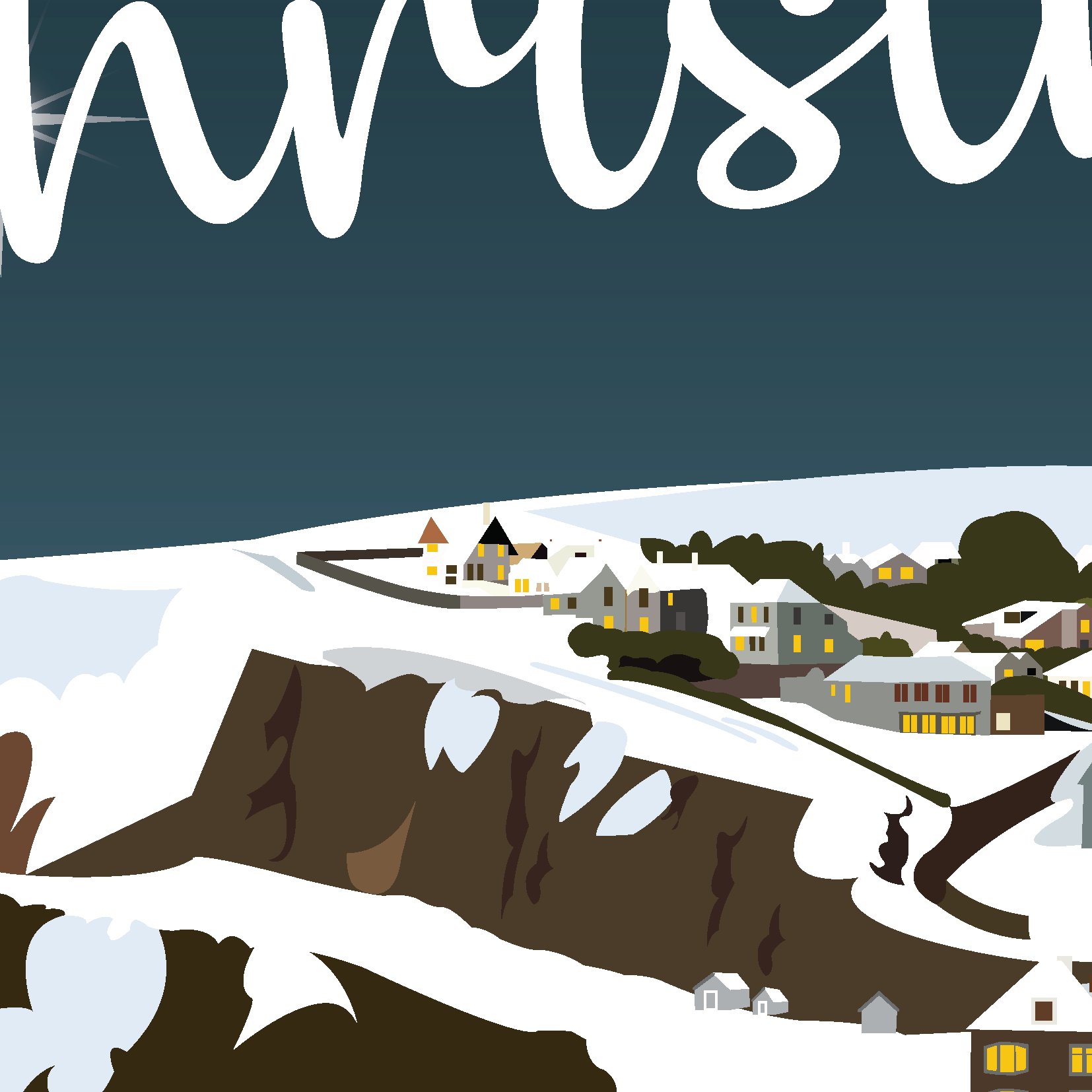 Hope Cove Christmas Cards | Pack of FIVE