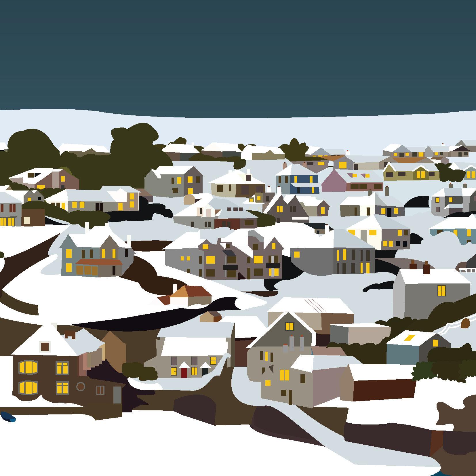 Hope Cove Christmas Cards | Pack of FIVE