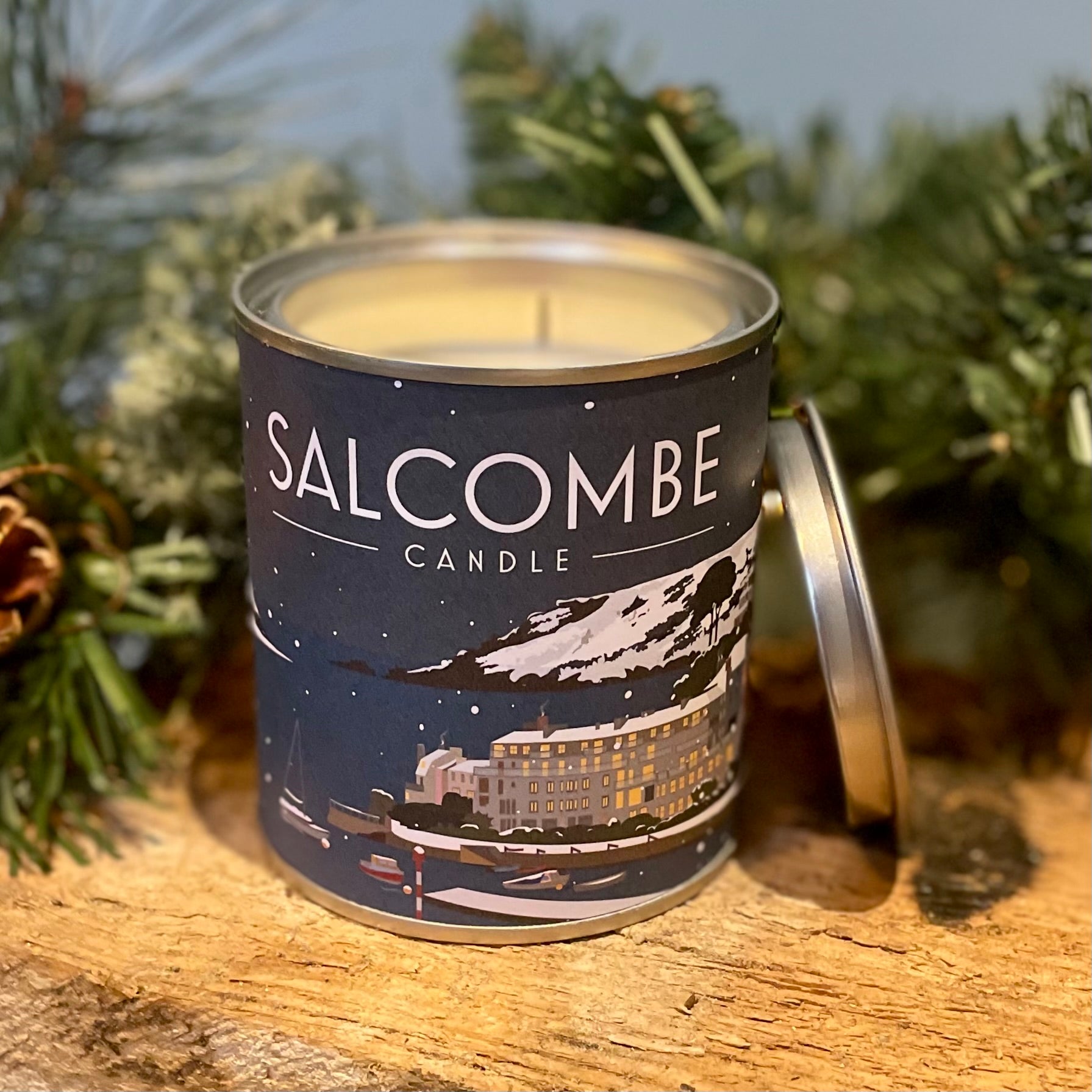 Salcombe Christmas Candle