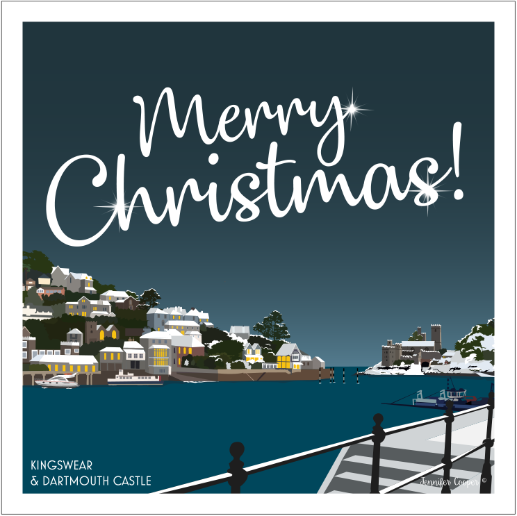 Kingswear Christmas Cards | Pack of FIVE