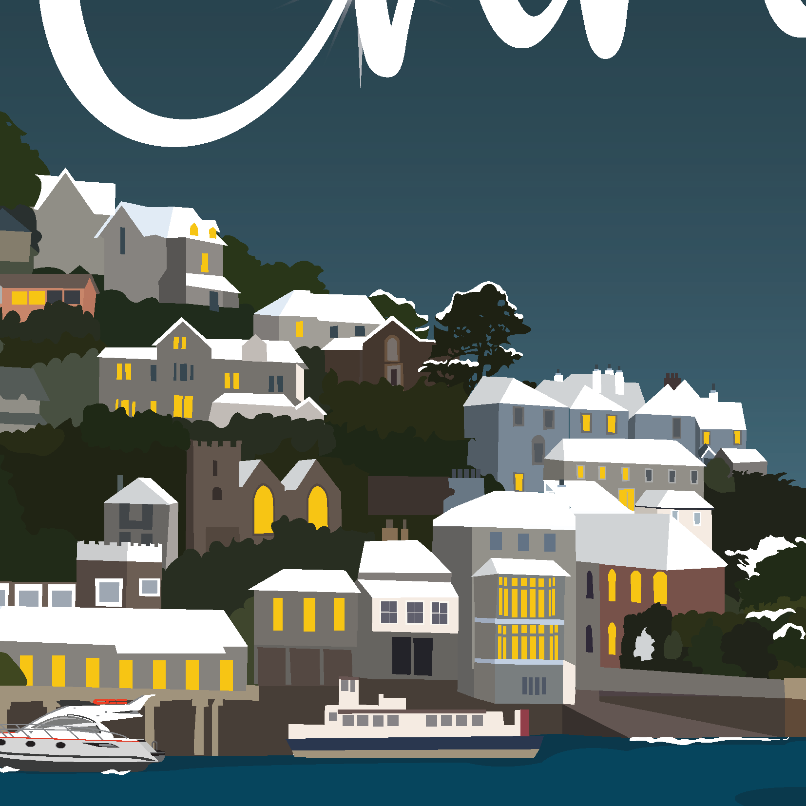 Kingswear Christmas Cards | Pack of FIVE