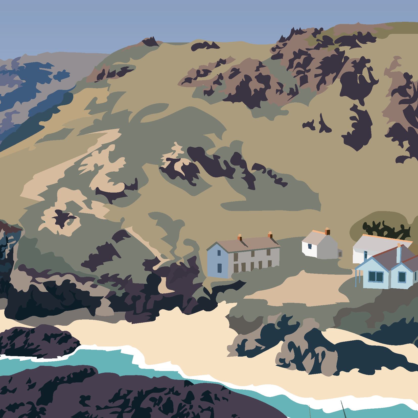 Kynance Cove greeting cards (Pack of 5)