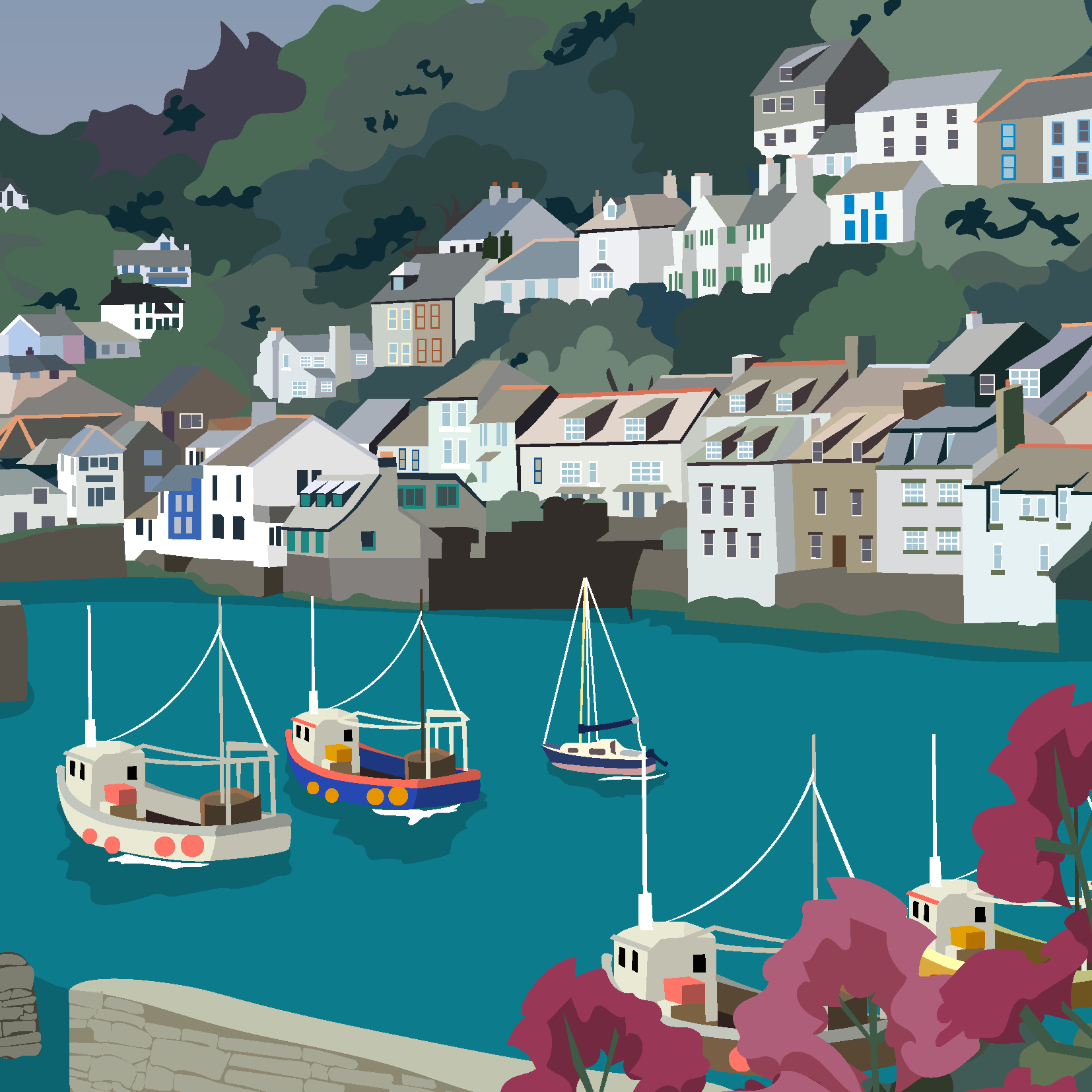 Polperro greeting cards (Pack of 5)