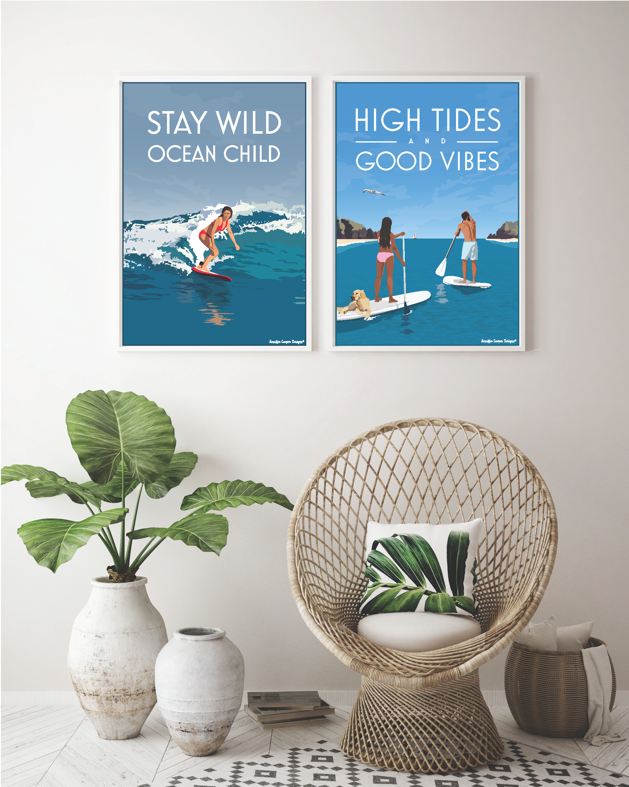 Stay Wild Ocean Child - Surfer