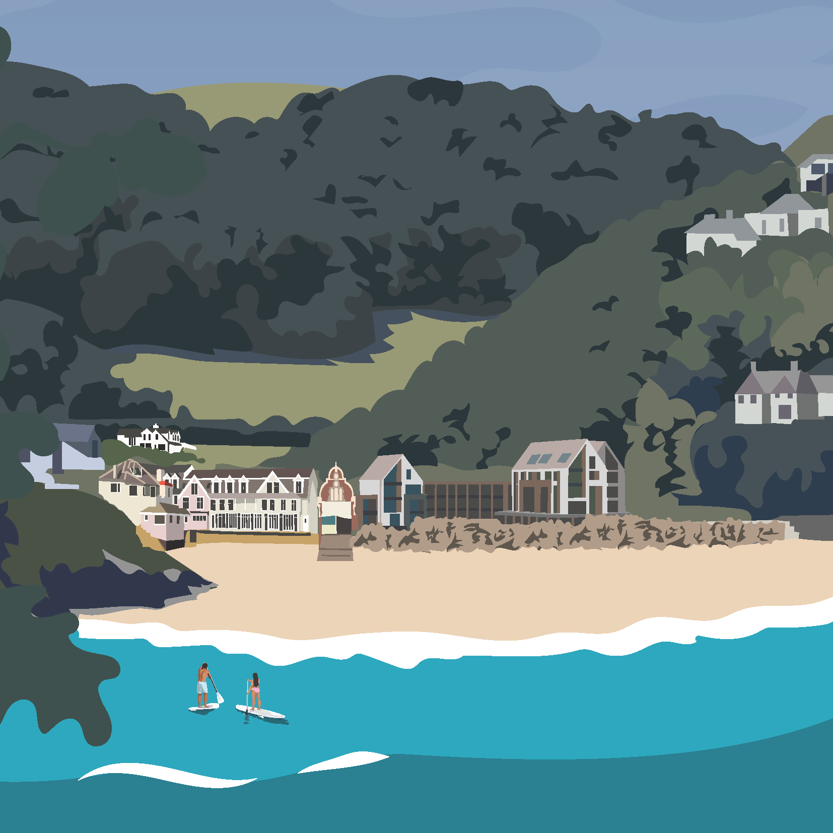 Salcombe - North and South Sands Beaches