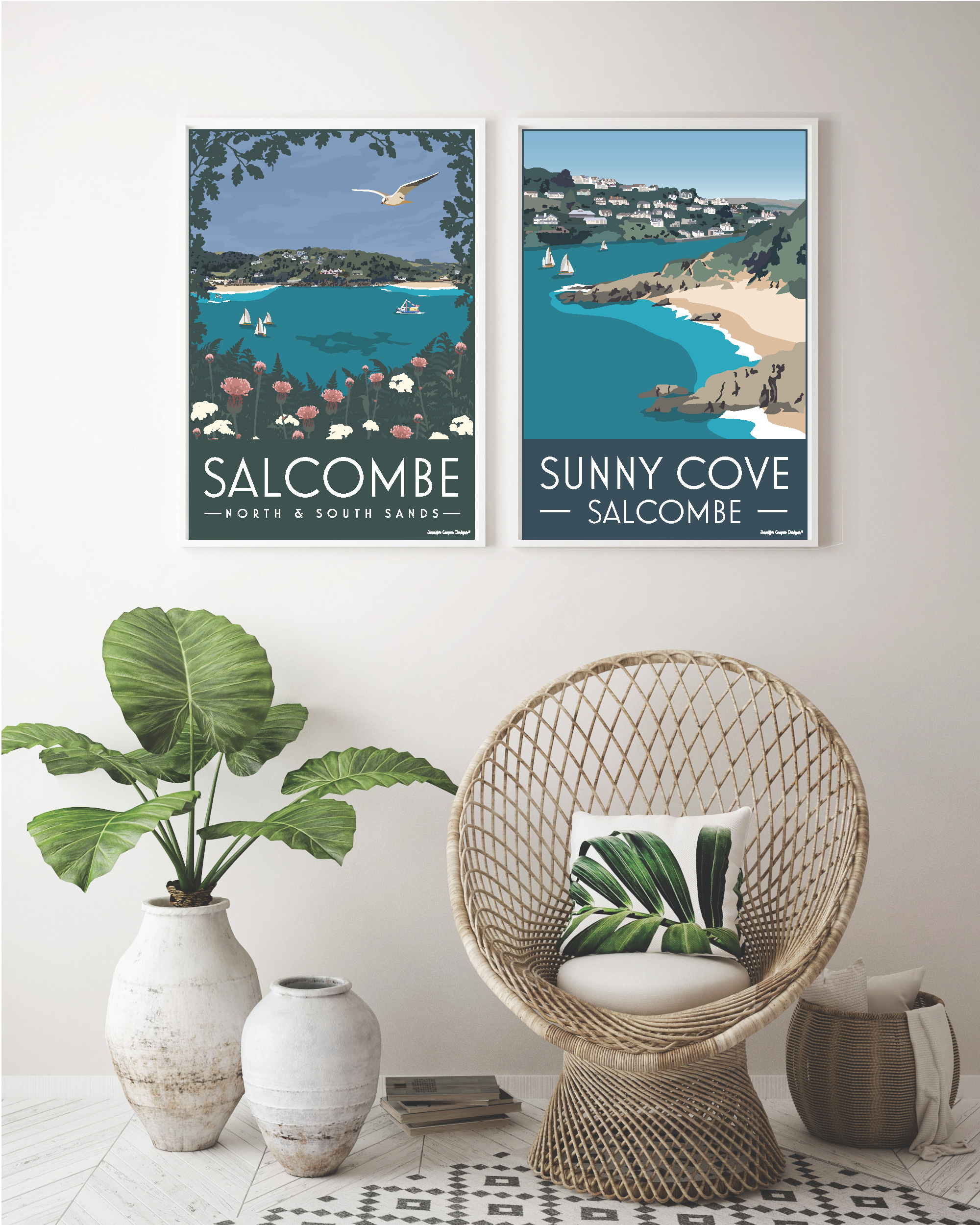 Salcombe - North and South Sands Beaches