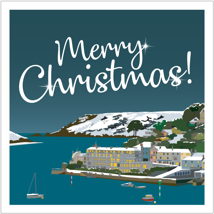 Salcombe Christmas Card | Pack of FIVE