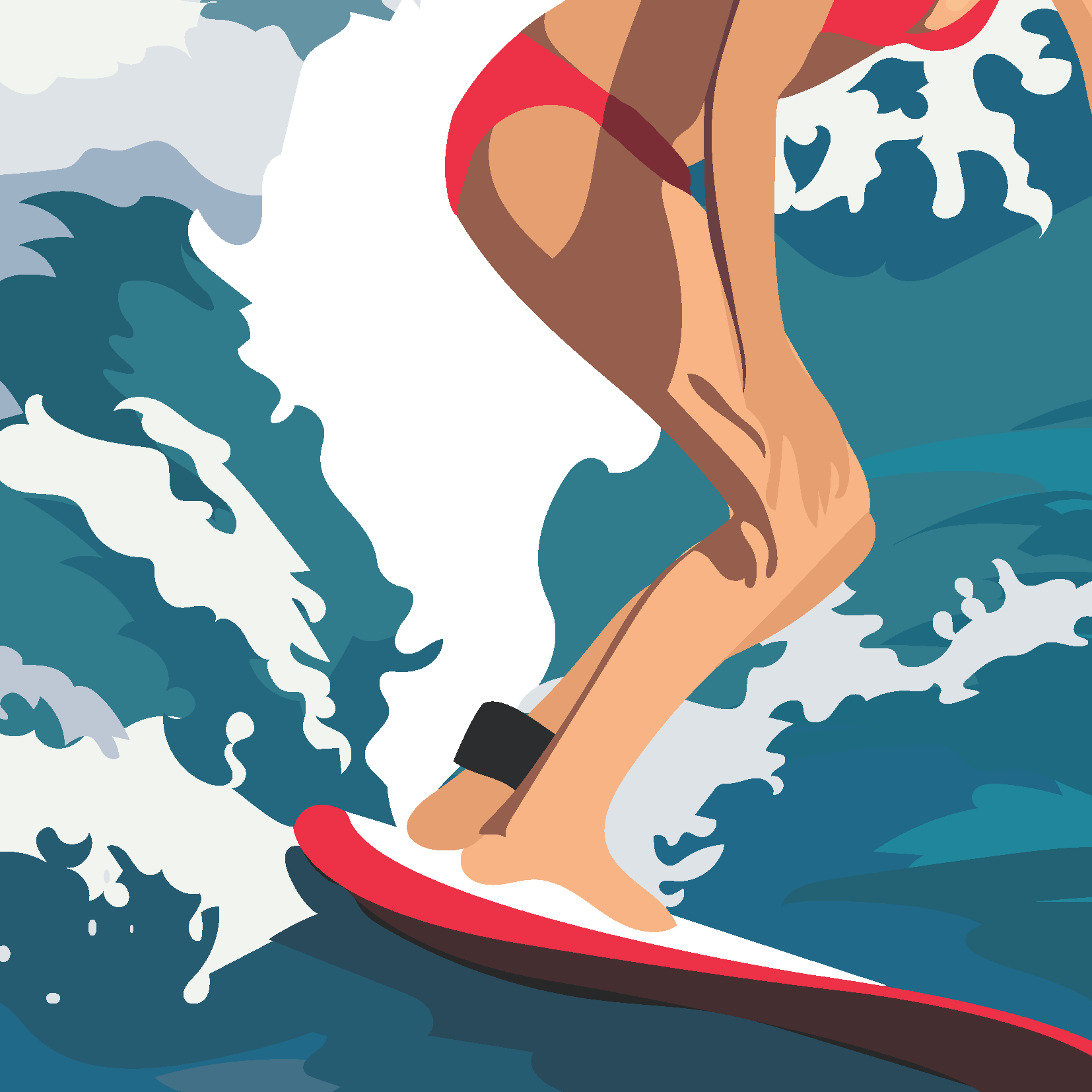 Stay Wild Ocean Child - Surfer