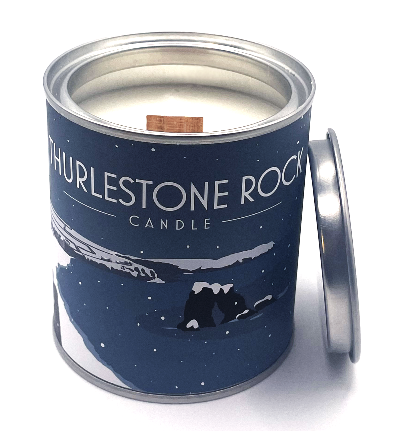 Thurlestone Rock Christmas Candle