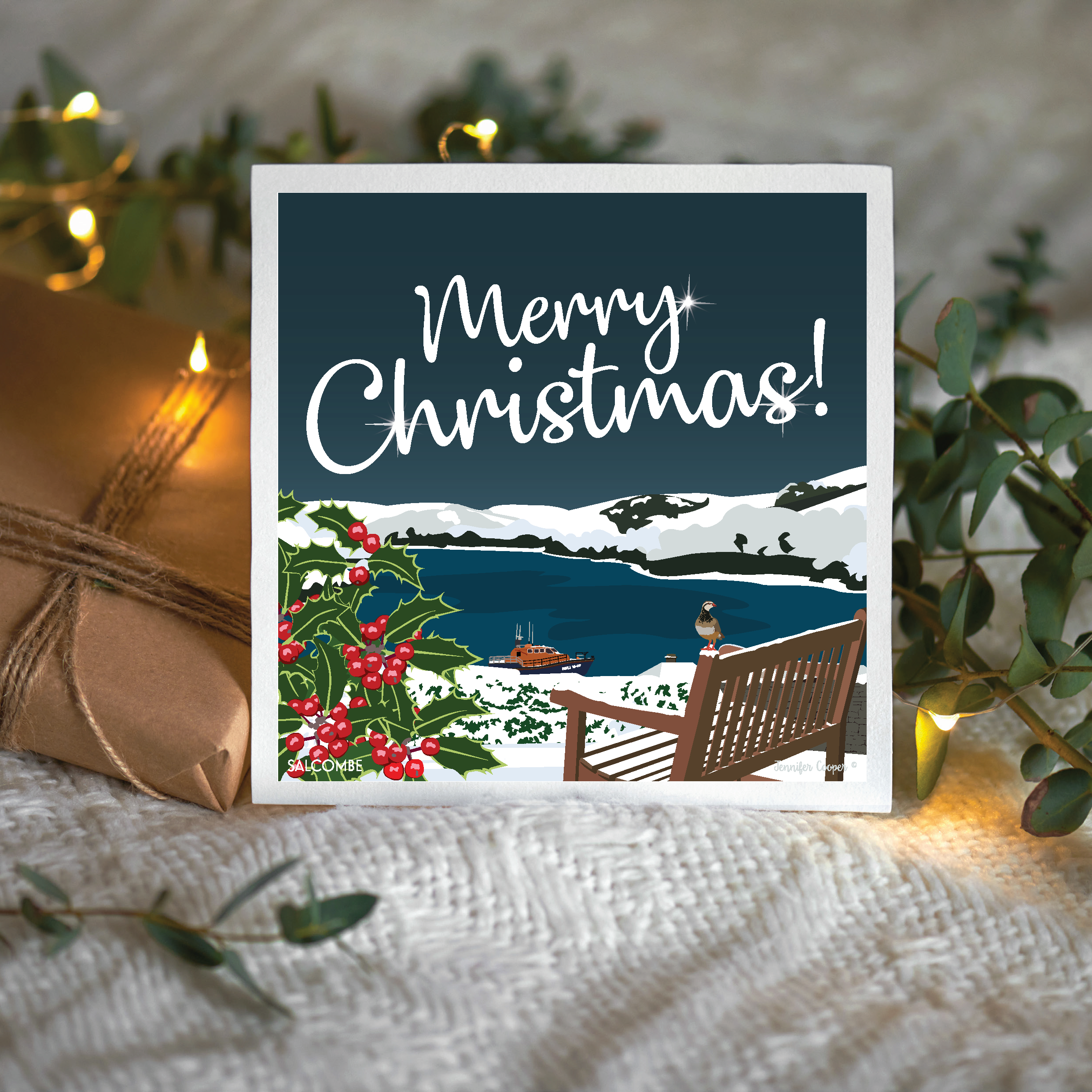 Salcombe Harbour Christmas Card