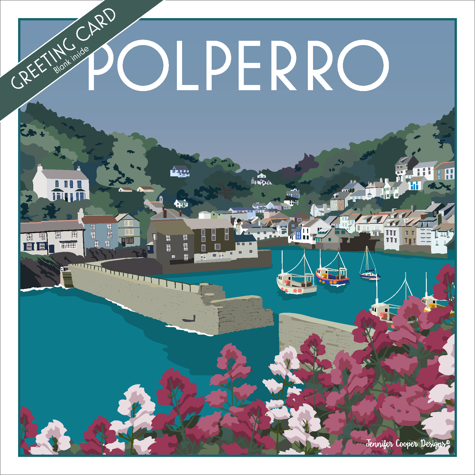Polperro greeting cards (Pack of 5)