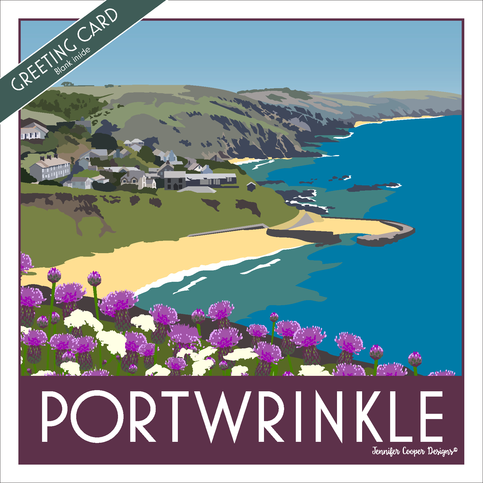 Portwrinkle greeting cards (Pack of 5)