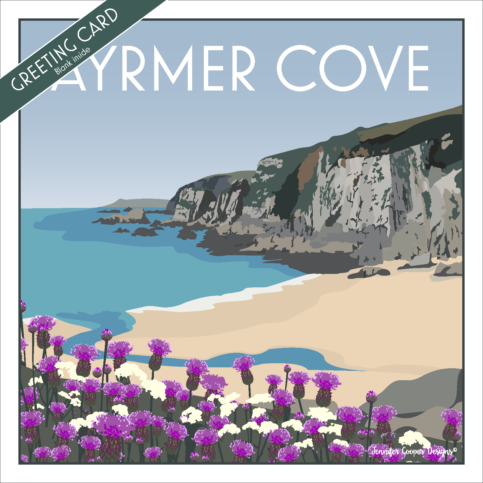 Ayrmer Cove greeting cards (Pack of 5)