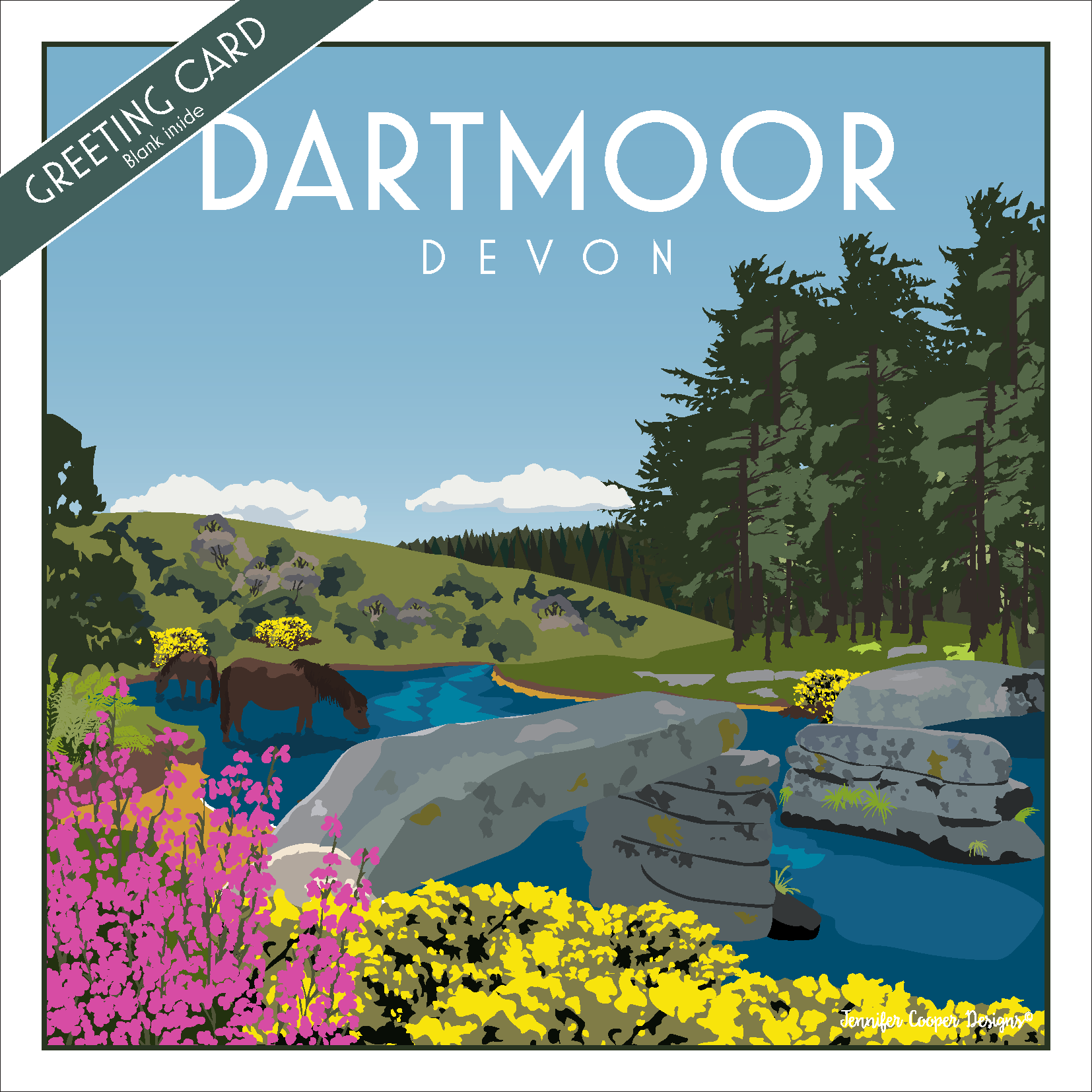 Dartmoor greeting cards (Pack of 5)