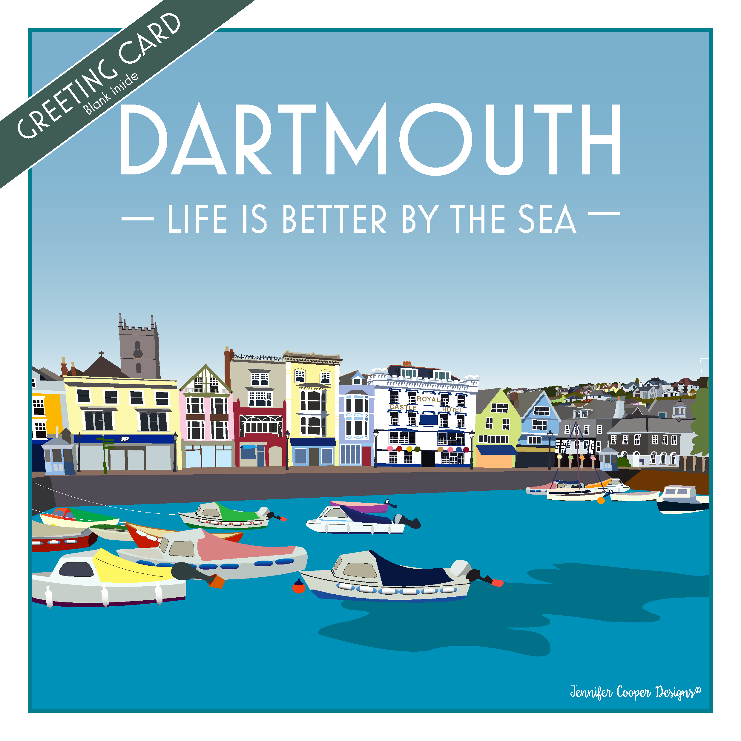Dartmouth greeting cards (Pack of 5)