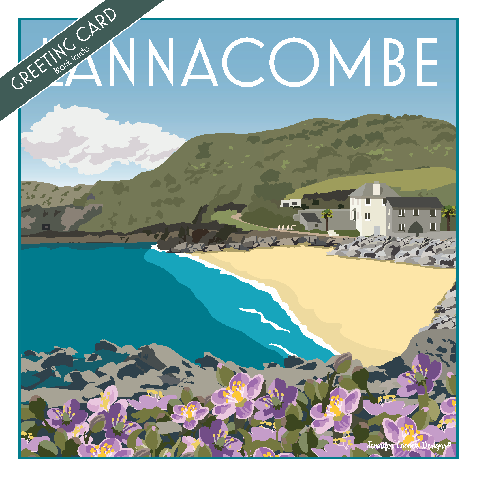Lannacombe greeting cards (Pack of 5)
