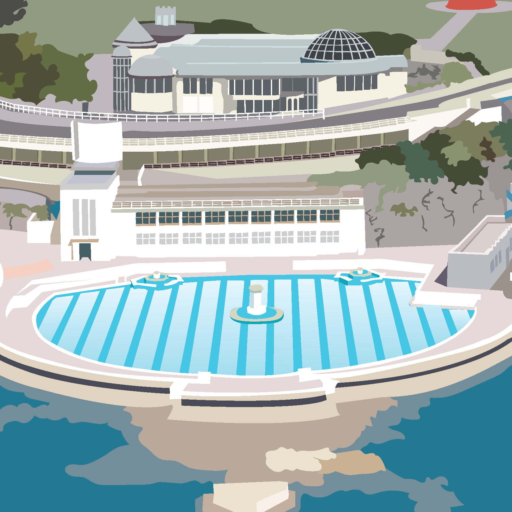 Plymouth Hoe greeting cards (Pack of 5)
