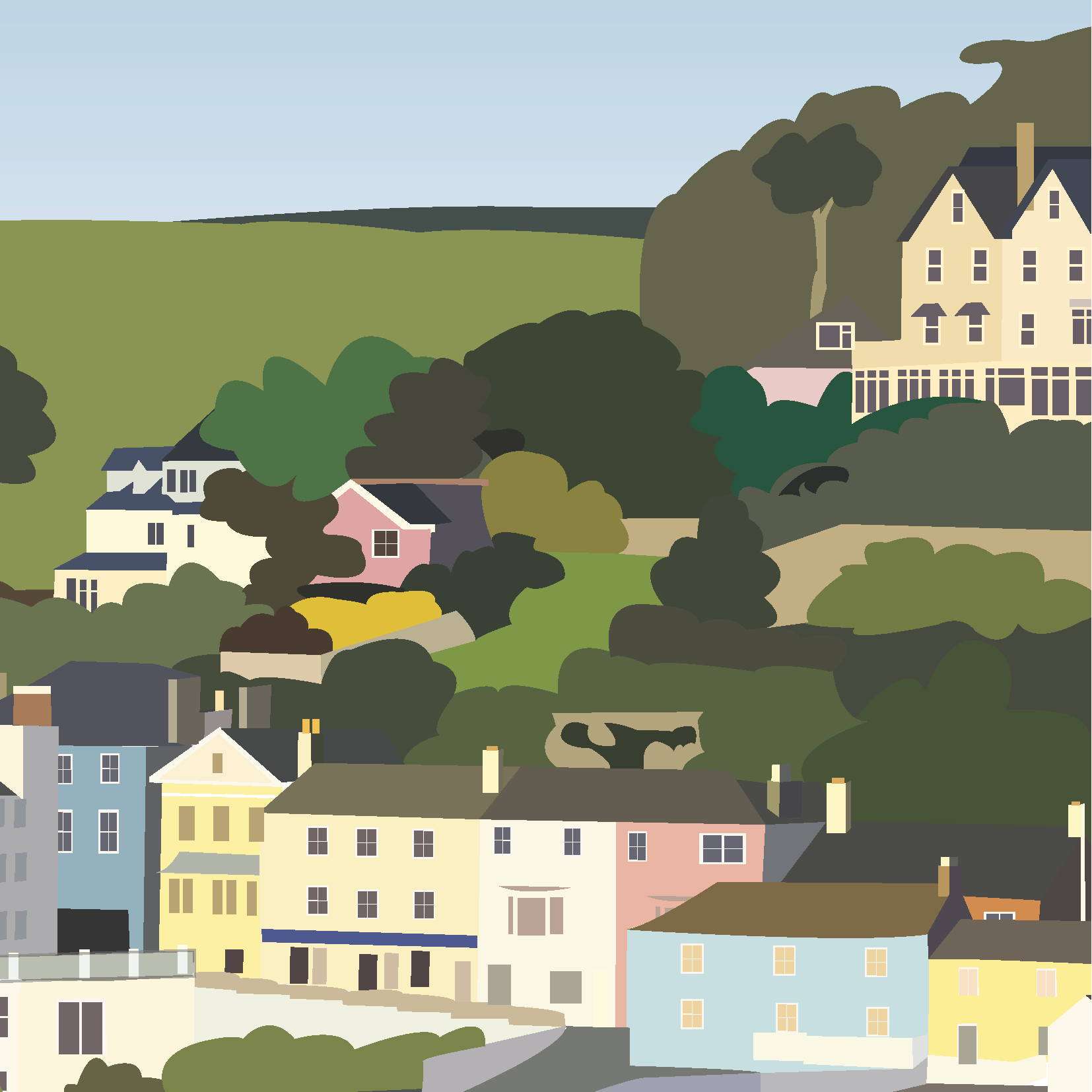 Salcombe greeting cards (Pack of 5)