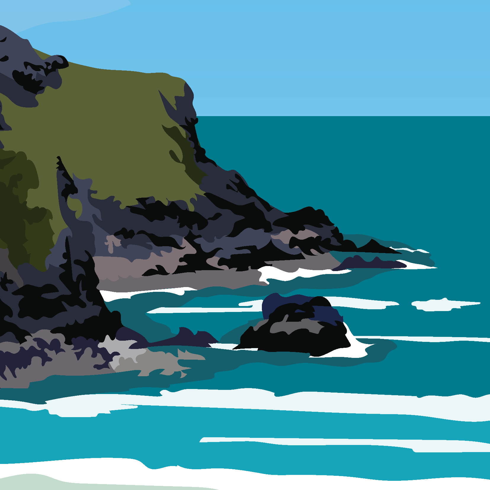Mawgan Porth greeting cards (Pack of 5)