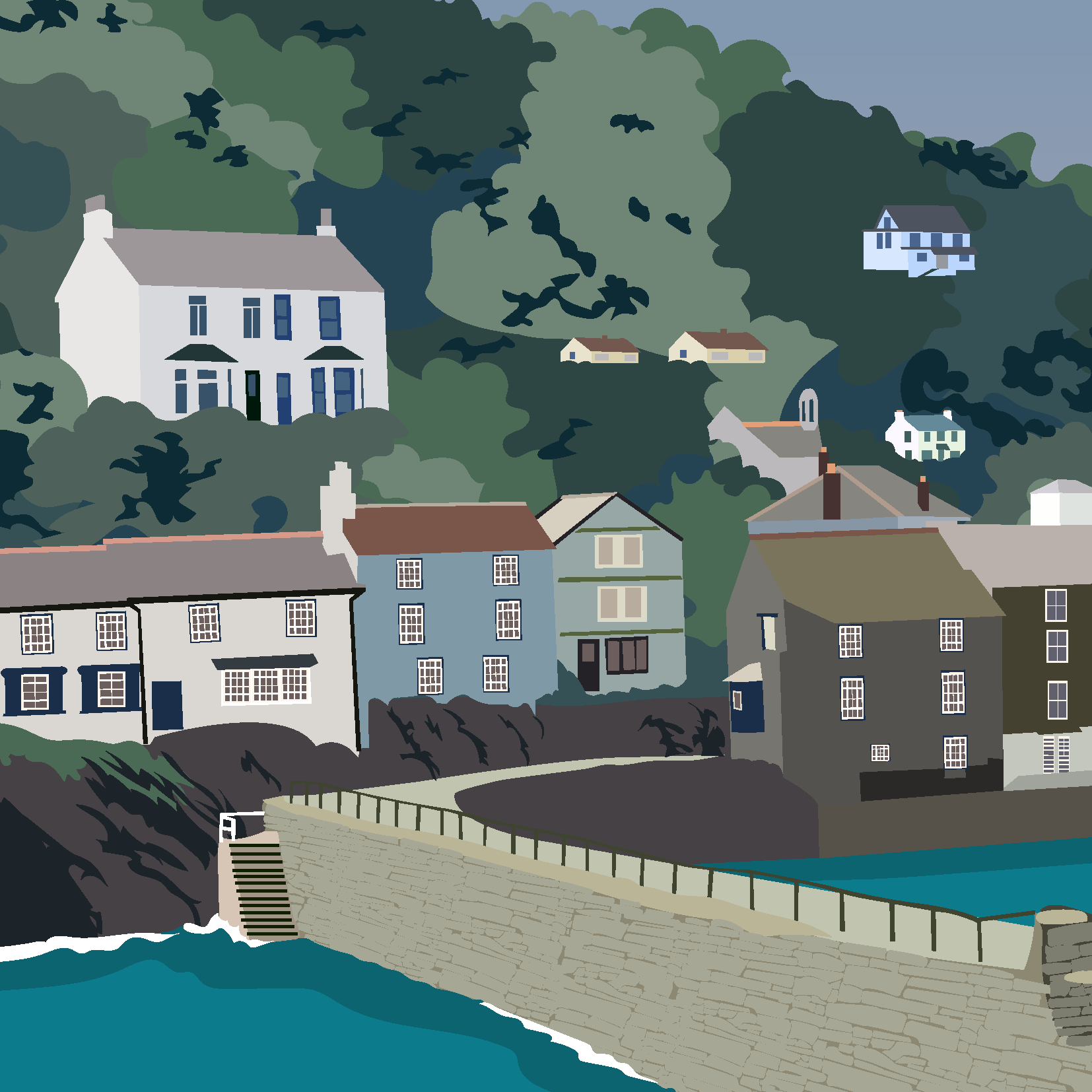Polperro greeting cards (Pack of 5)
