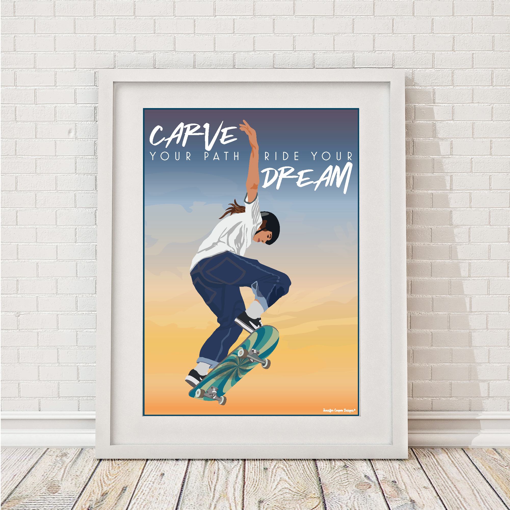 Carve Your Path, Ride Your Dreams - Skater