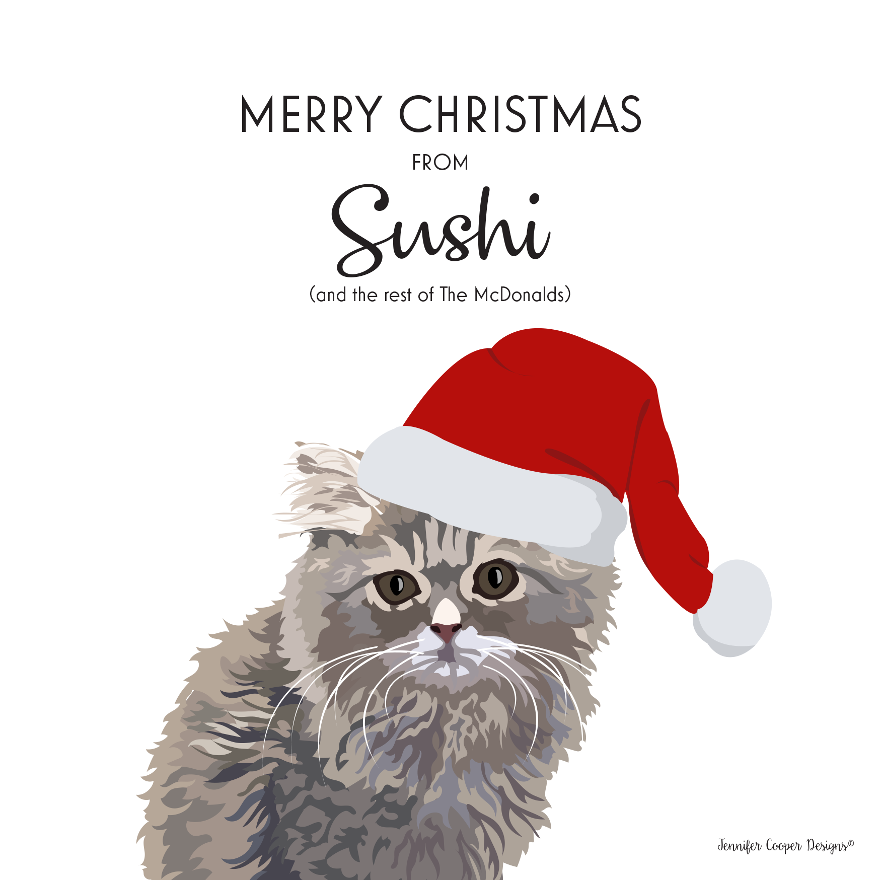 Pet Christmas cards
